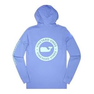 Vineyard Vines | Long Sleeve Graphic Pocket Jersey Hoodie "Whale Dot"